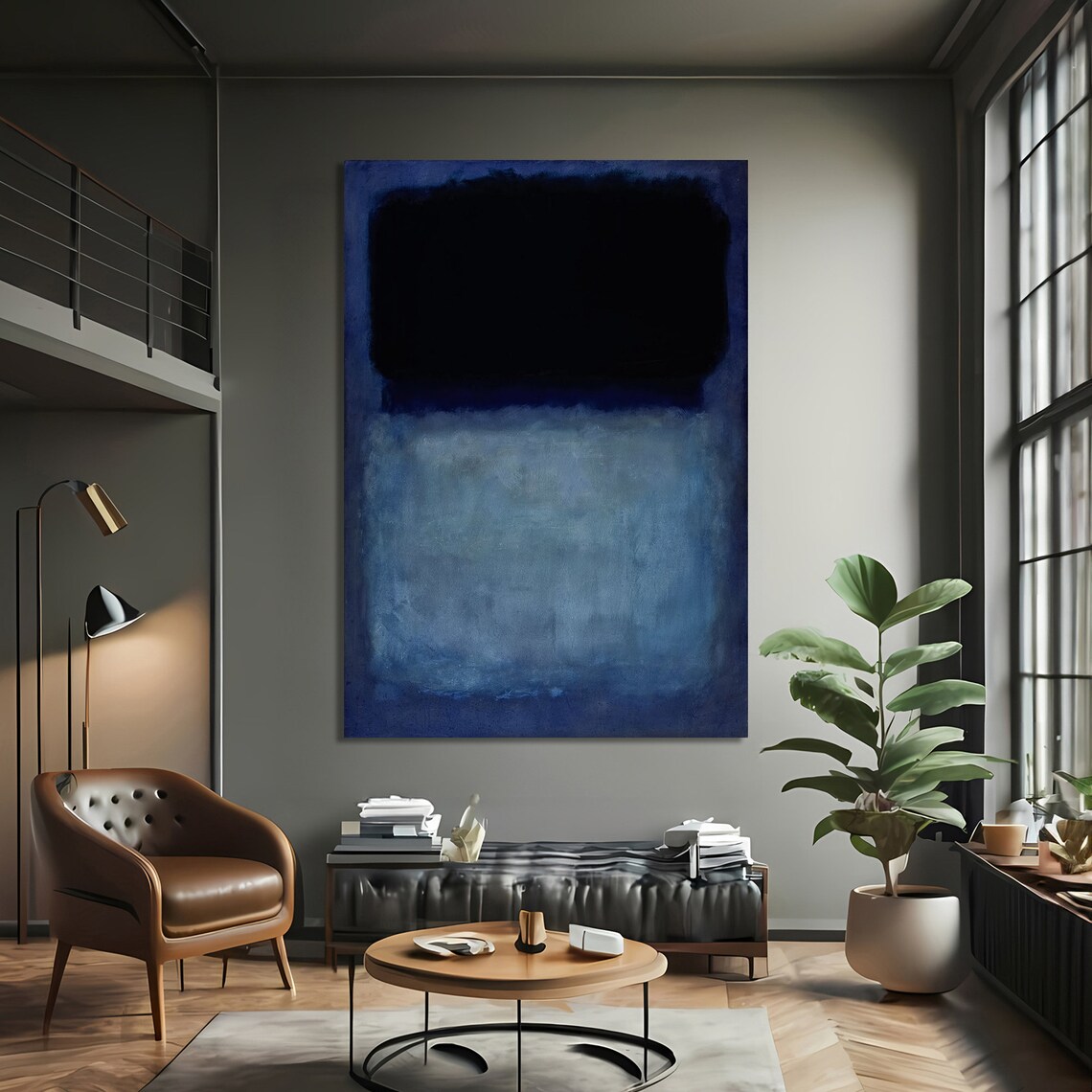 Mark Rokhto Inspired Abstract Art, Modern Decor - Image 2