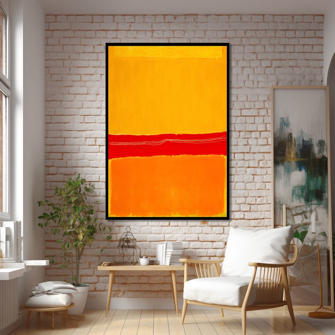 Mark Rokhto Inspired Abstract Art, Modern Decor - Image 2
