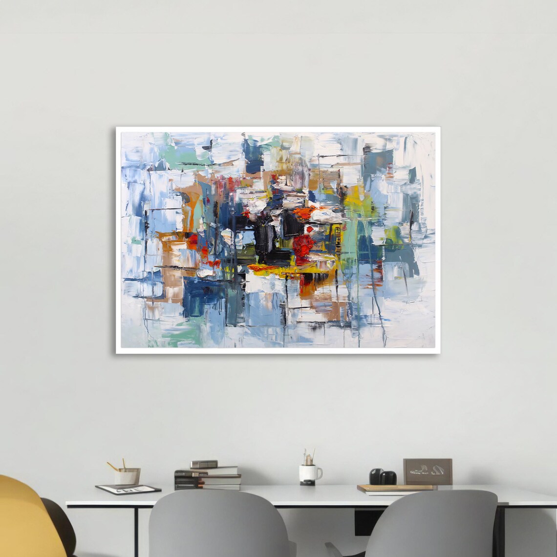 Modern Abstract Wall Art, Contemporary Painting - Image 5