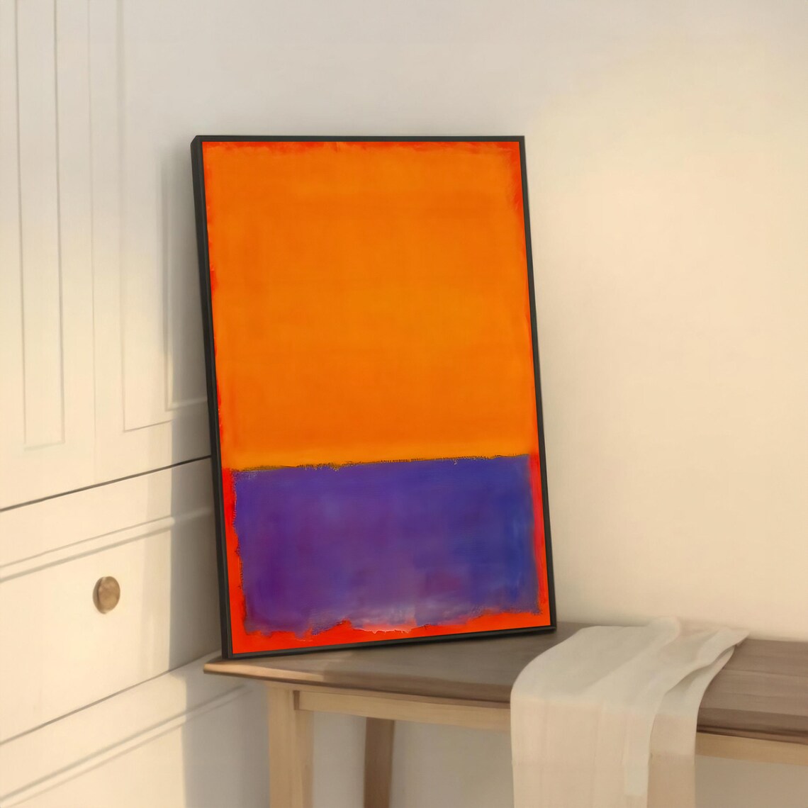 Mark Rothko Style Abstract, Vibrant Modern Decor - Image 5