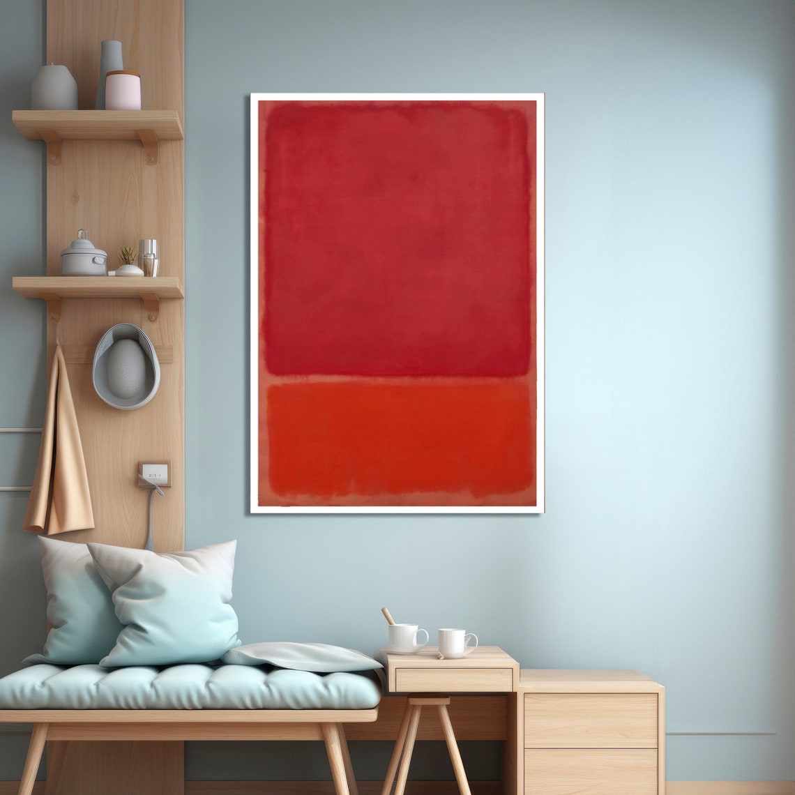 Mark Rothko Style Abstract Art Print - Image 4