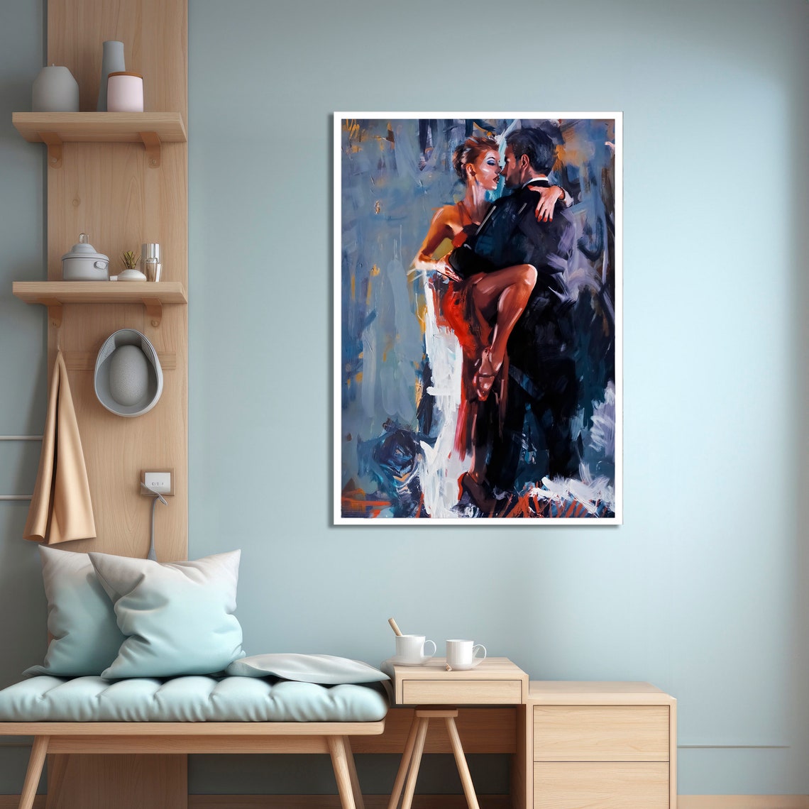 Tango Dance Painting, Modern Home Decor - Image 4