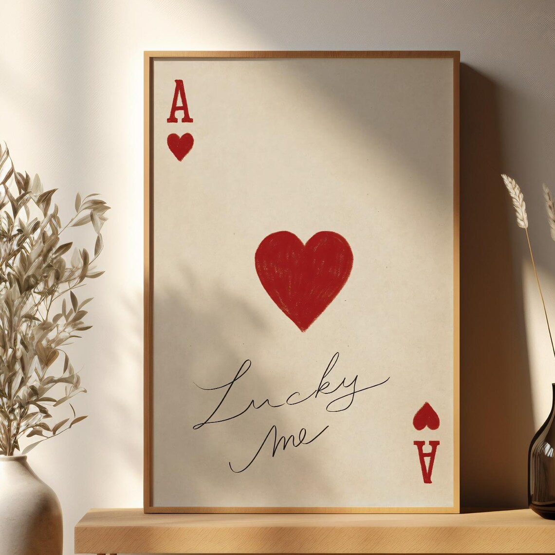 Lucky Me Valentine's Day Romantic Art Print