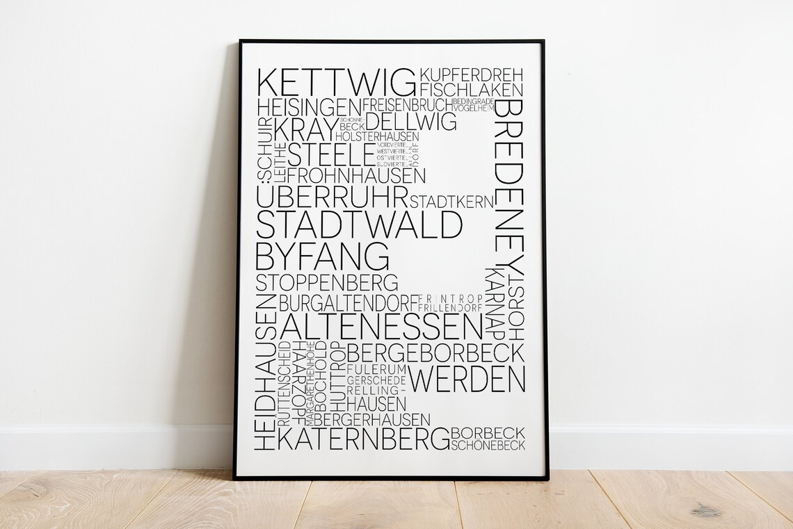Individual City Posters, Favorite City Travel Poster - Image 2