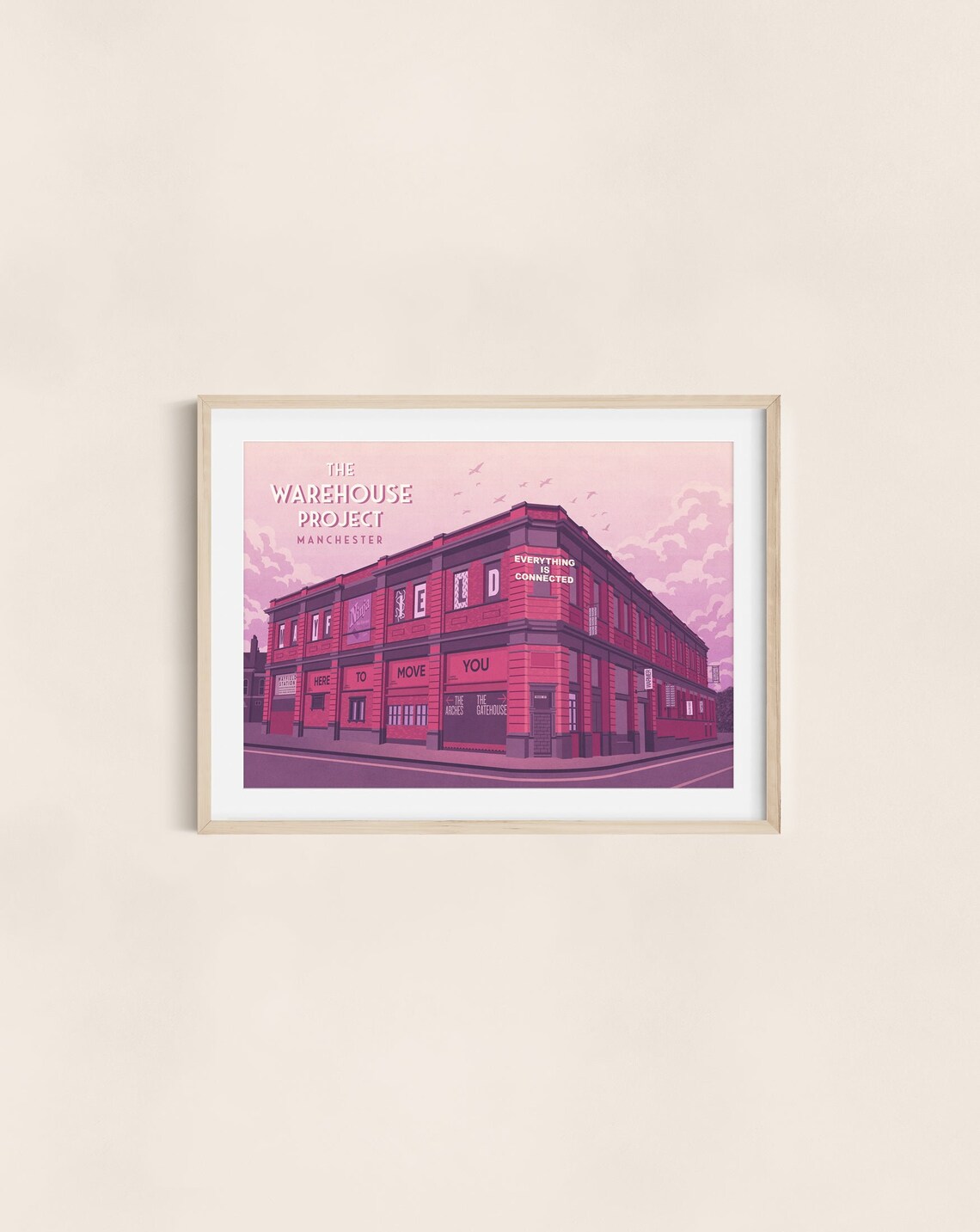 The Warehouse Project Manchester Red Brick Club Retro Venue Poster - Image 3