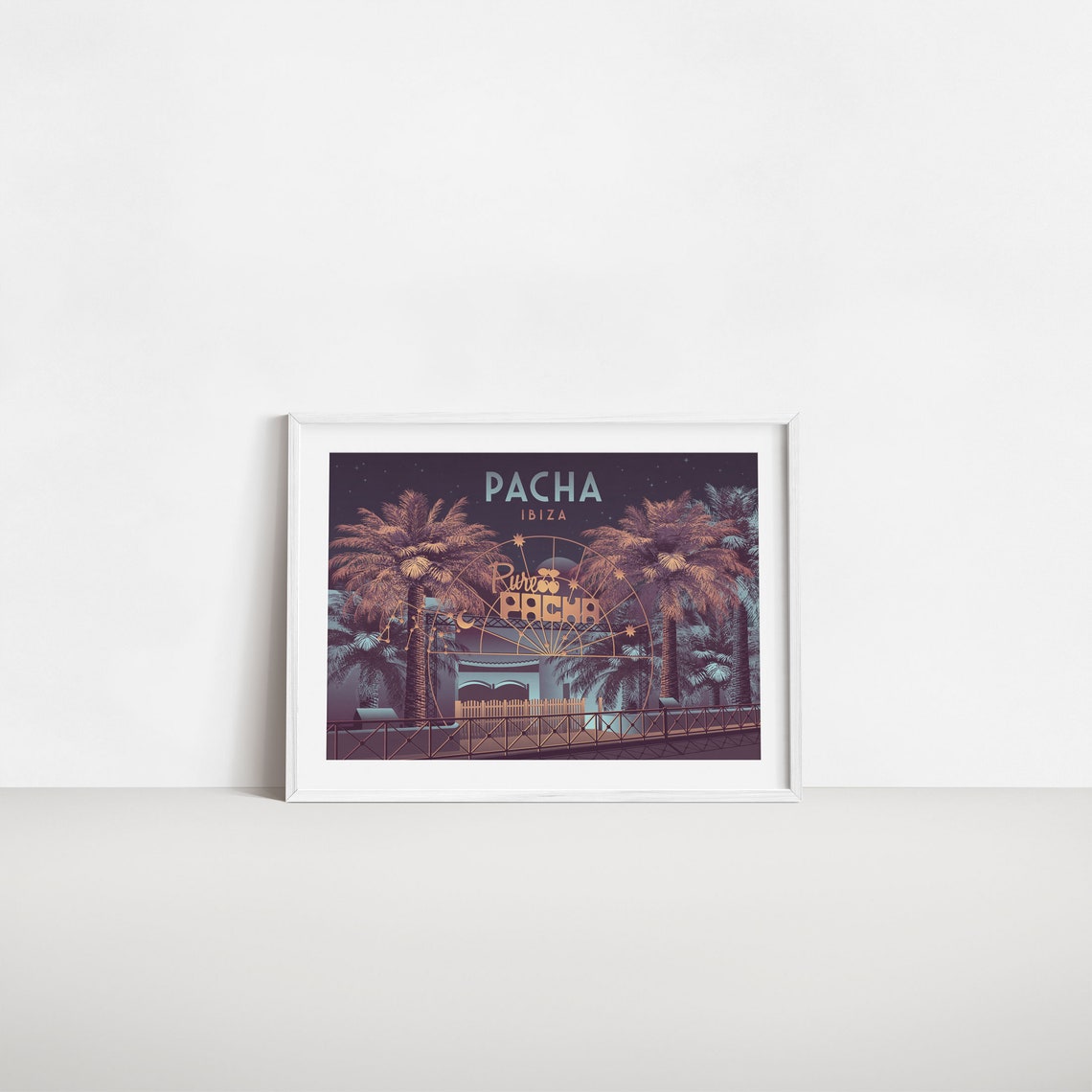 Pacha Ibiza Spain Vintage Travel Poster - Image 2