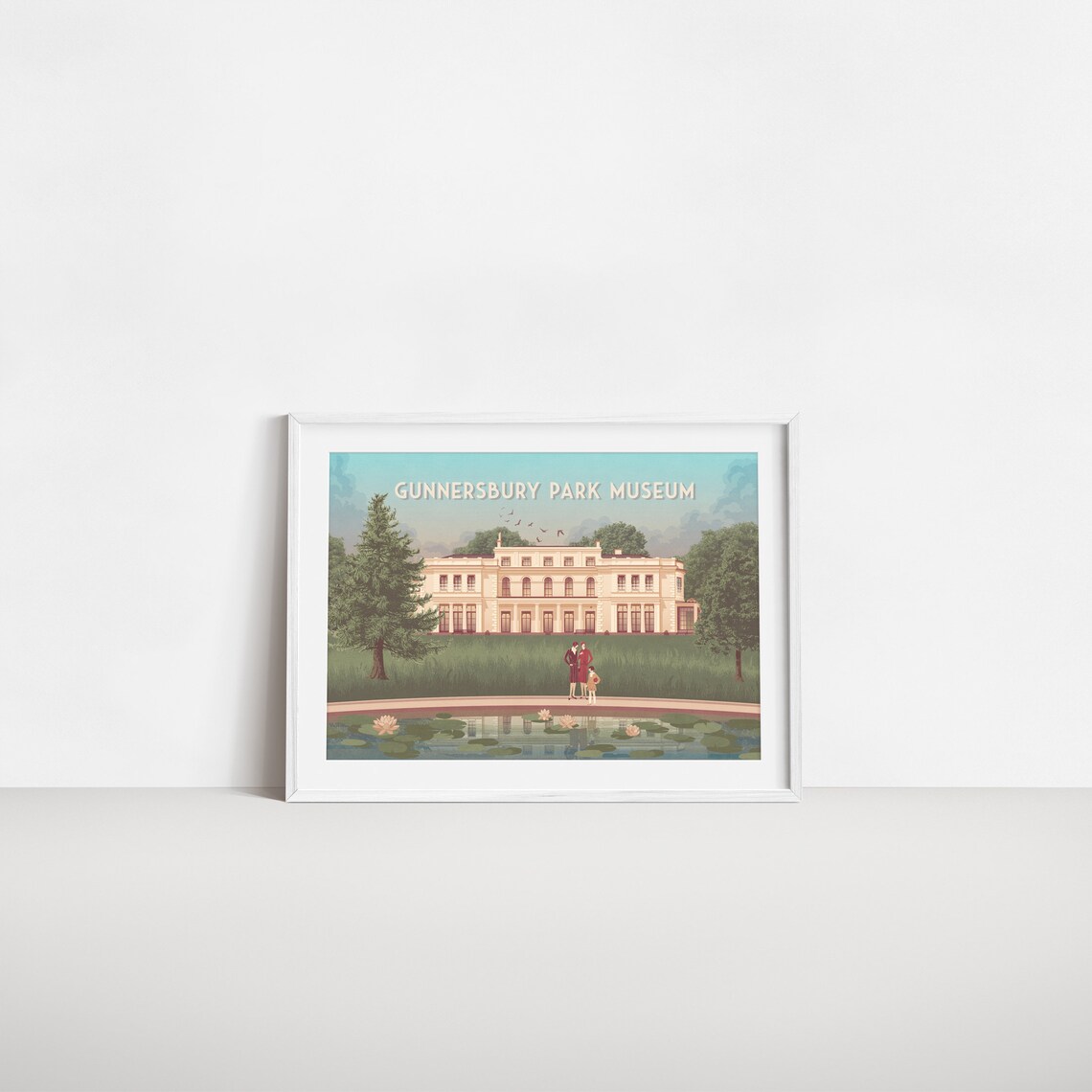 Gunnersbury Park Museum West London Georgian House Art Poster - Image 3