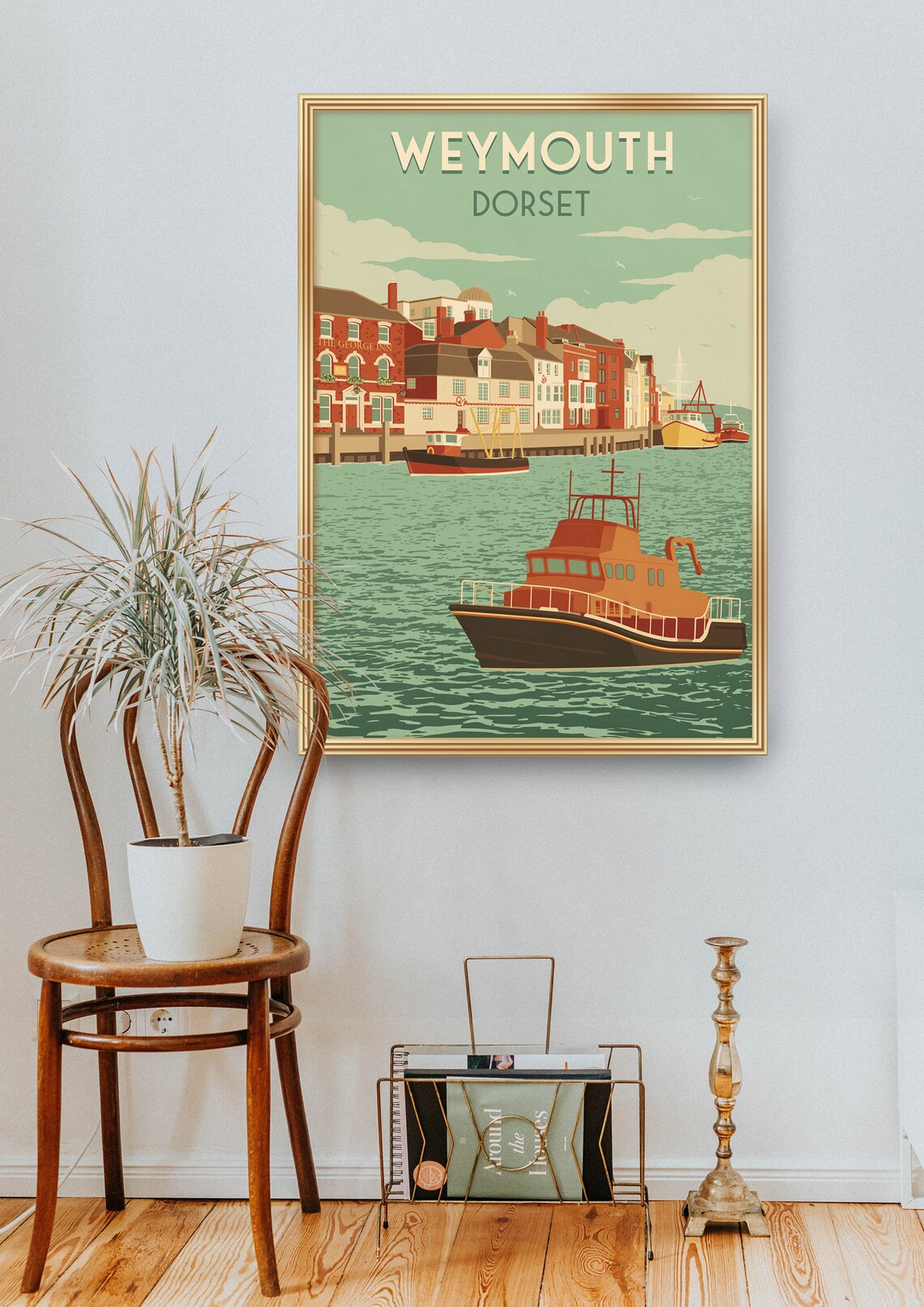 Weymouth Travel Poster, Dorset Seaside Print - Image 2