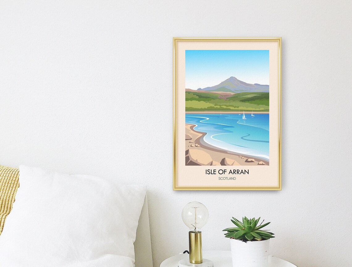 Isle Of Arran Vintage Travel Poster, Scotland - Image 3