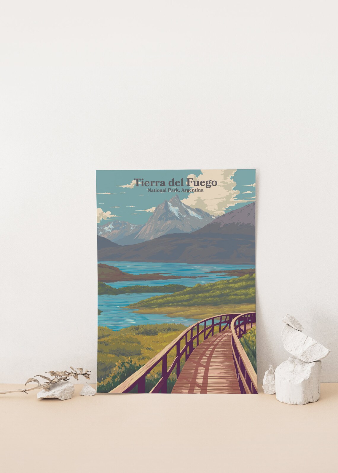 Tierra Del Fuego National Park Travel Poster - Image 4