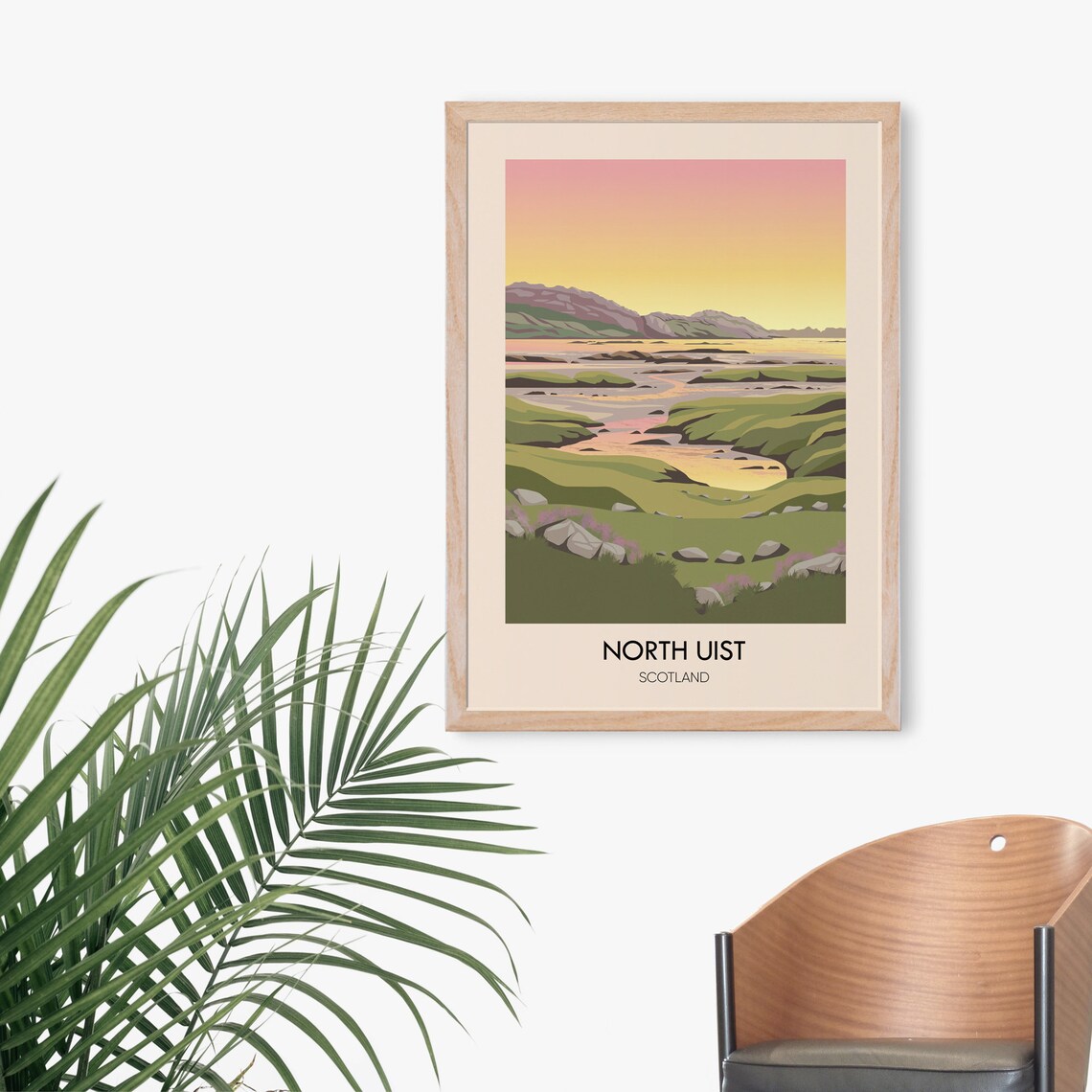North Uist Island Scotland Sunset Marshland Outer Hebrides Poster - Image 3