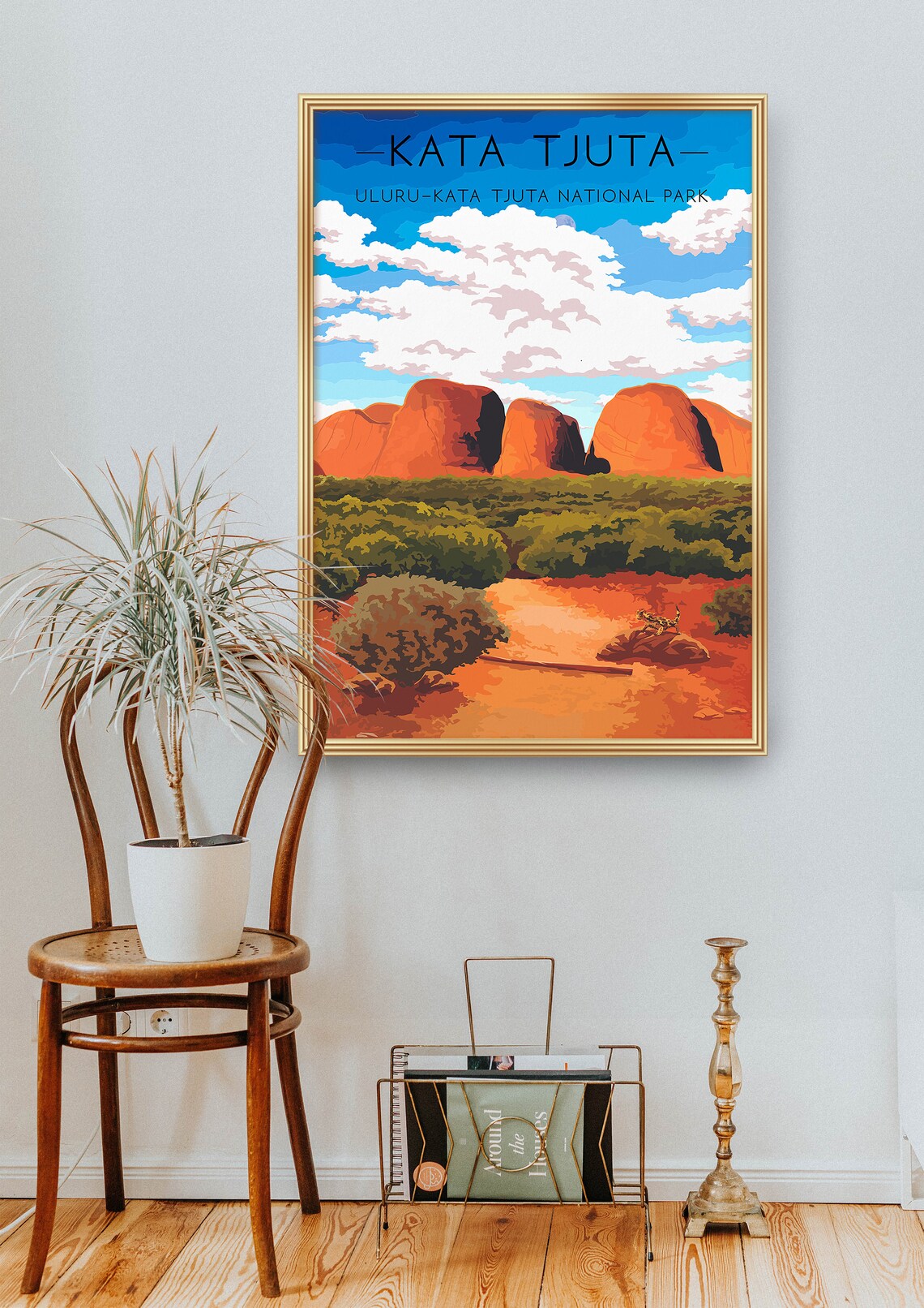 Kata Tjuta Australia Travel Poster, National Park Art - Image 2