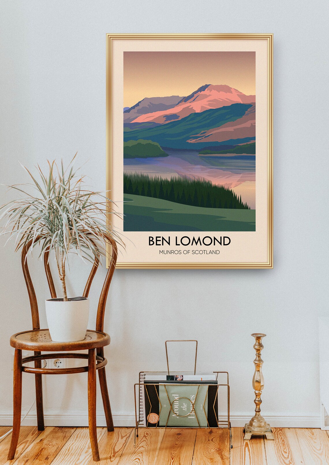 Ben Lomond Vintage Travel Poster, Scottish Highlands - Image 2