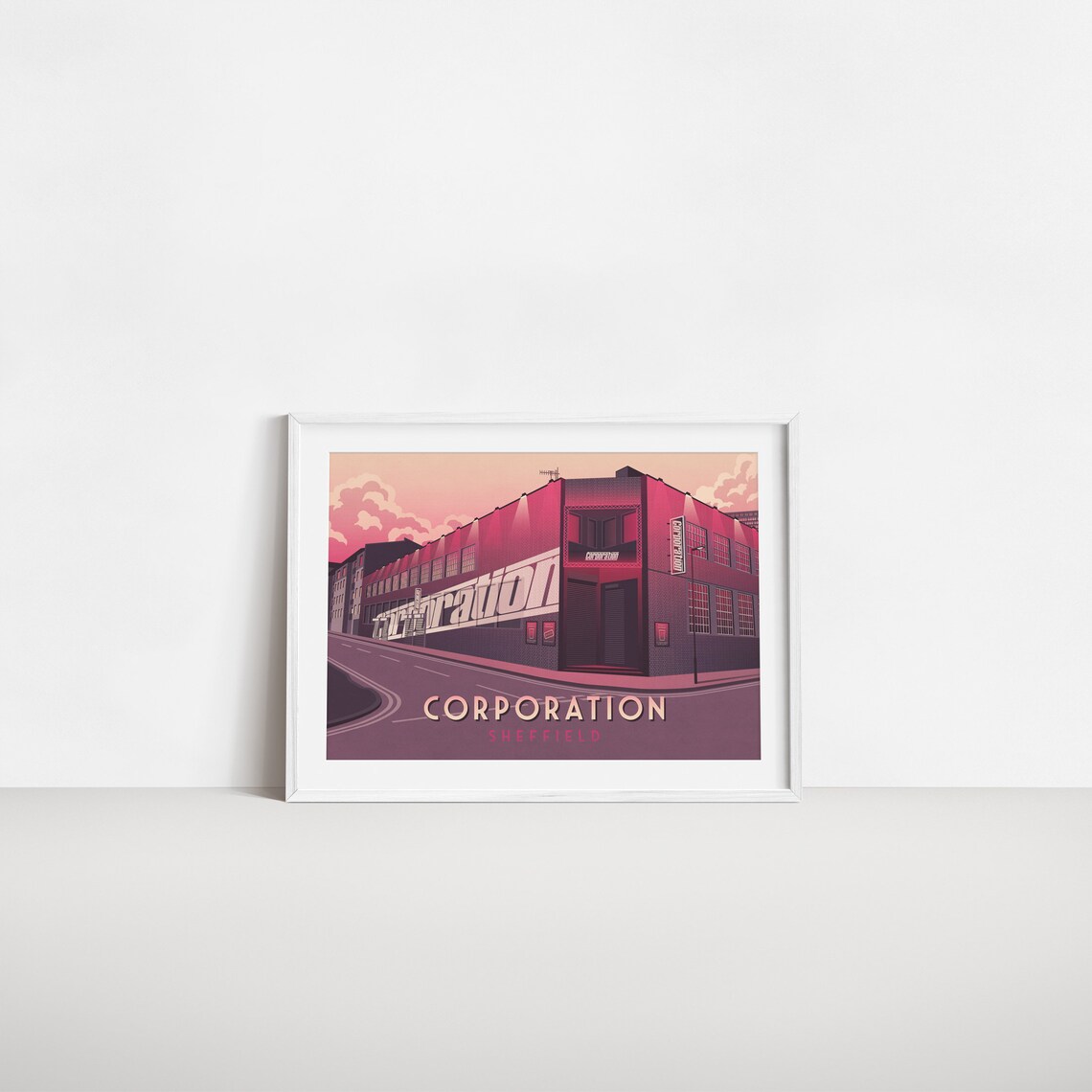 Corporation Sheffield Travel Poster, Live Music Venue - Image 2