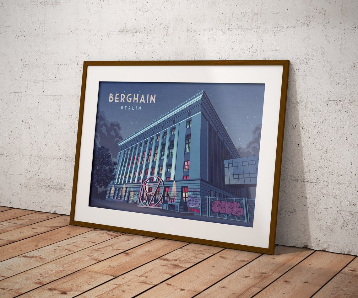 Berghain Berlin Nightclub Panorama Bar Techno Club Germany Poster - Image 3