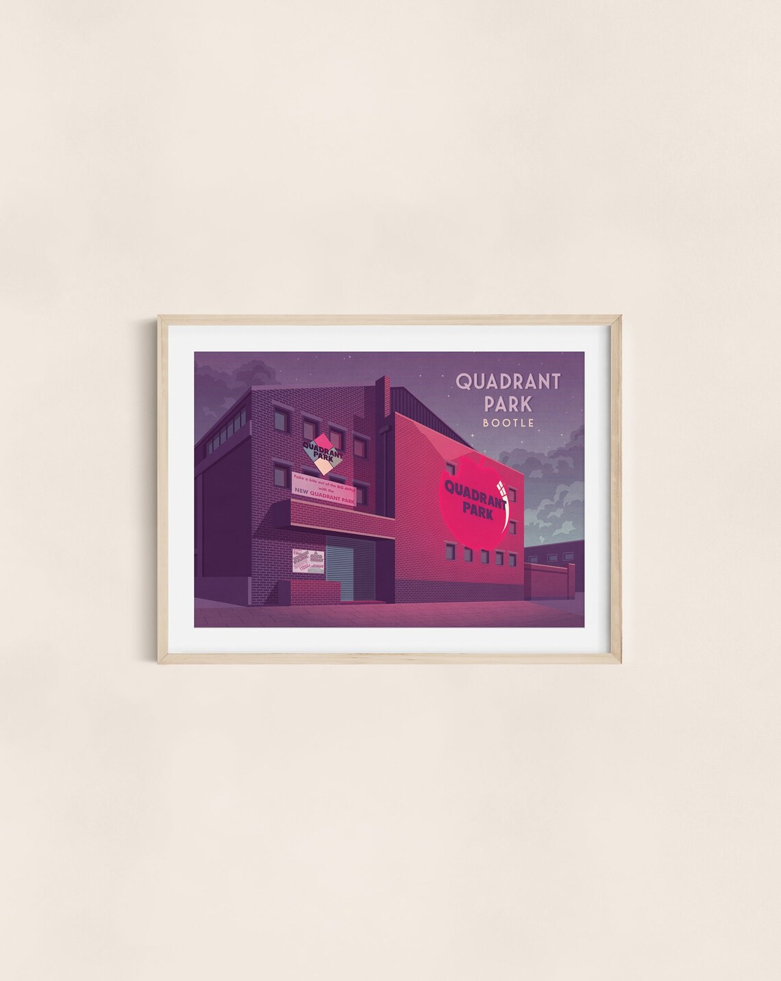 Quadrant Park Bootle Red Brick Club Night Vintage Venue Poster - Image 3