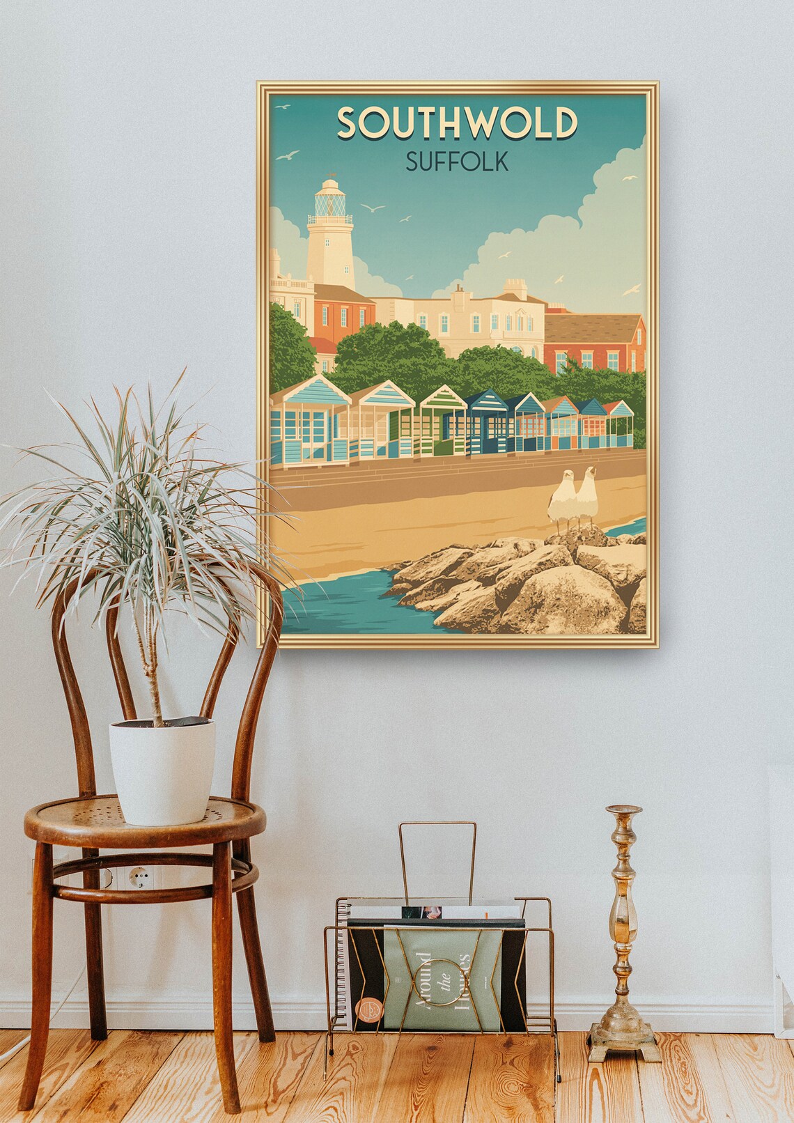 Southwold Suffolk Vintage Travel Poster, Seaside Print - Image 2