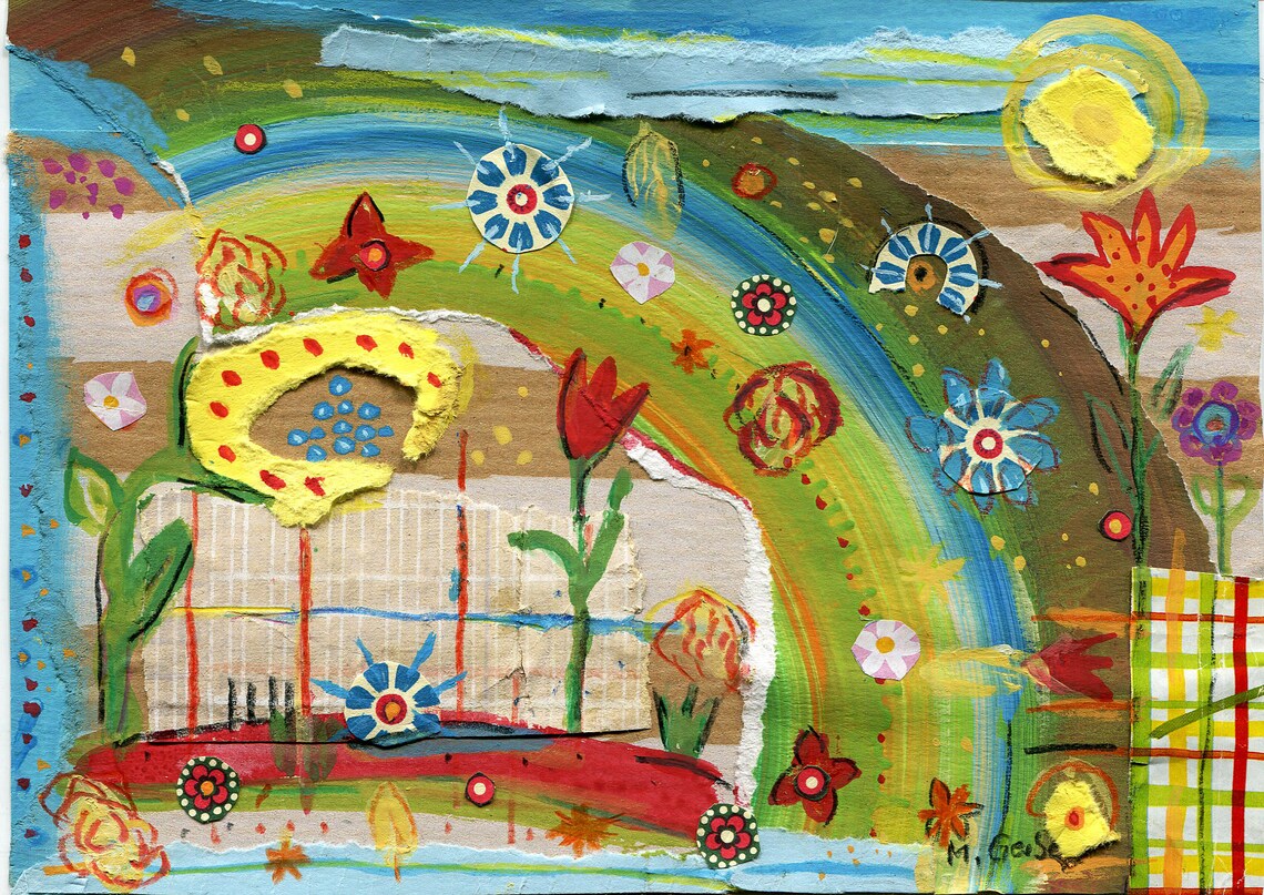 The Garden Awakens Art Print, Nature-Inspired