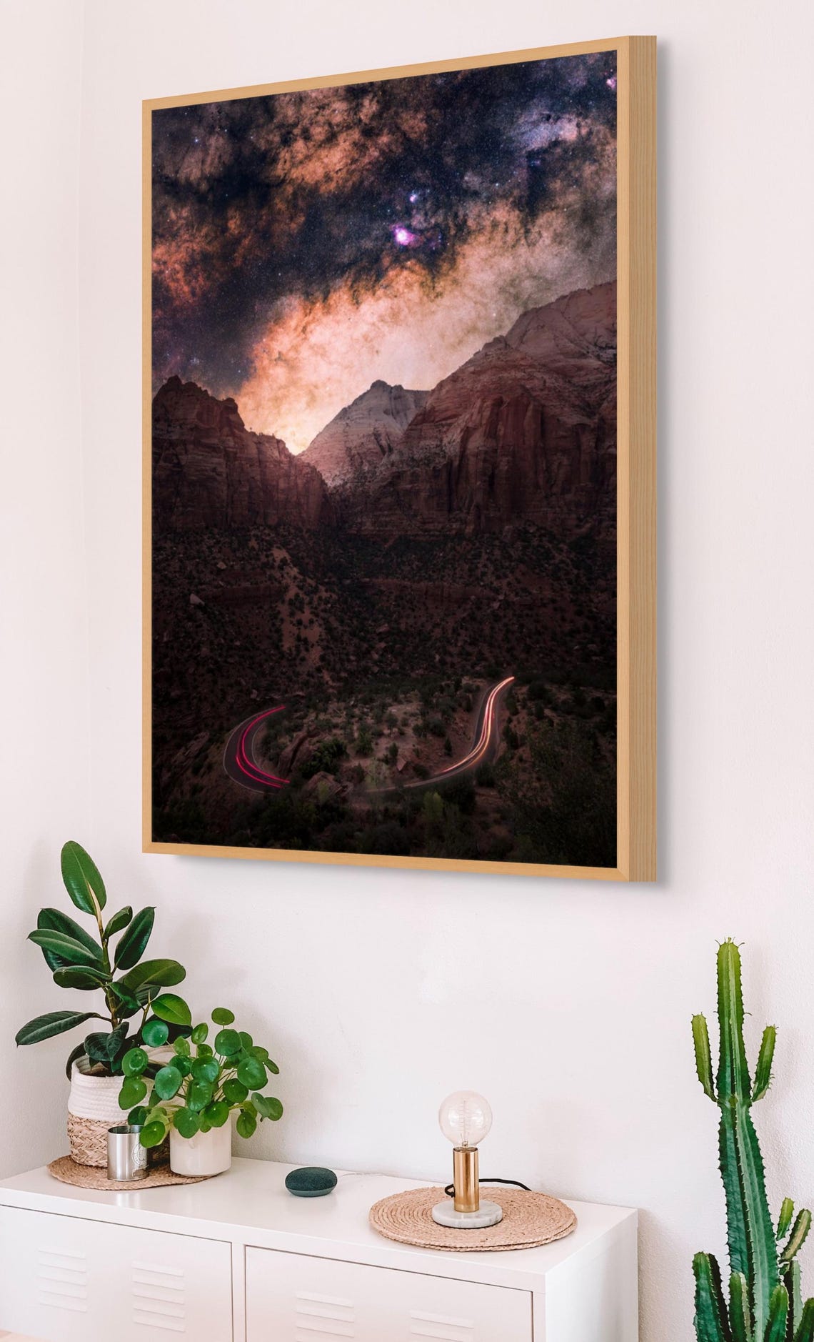 Milky Way Wall Art Cosmic Night Sky Photo Print For Astronomers Nature Lovers Celestial Decor - Image 2