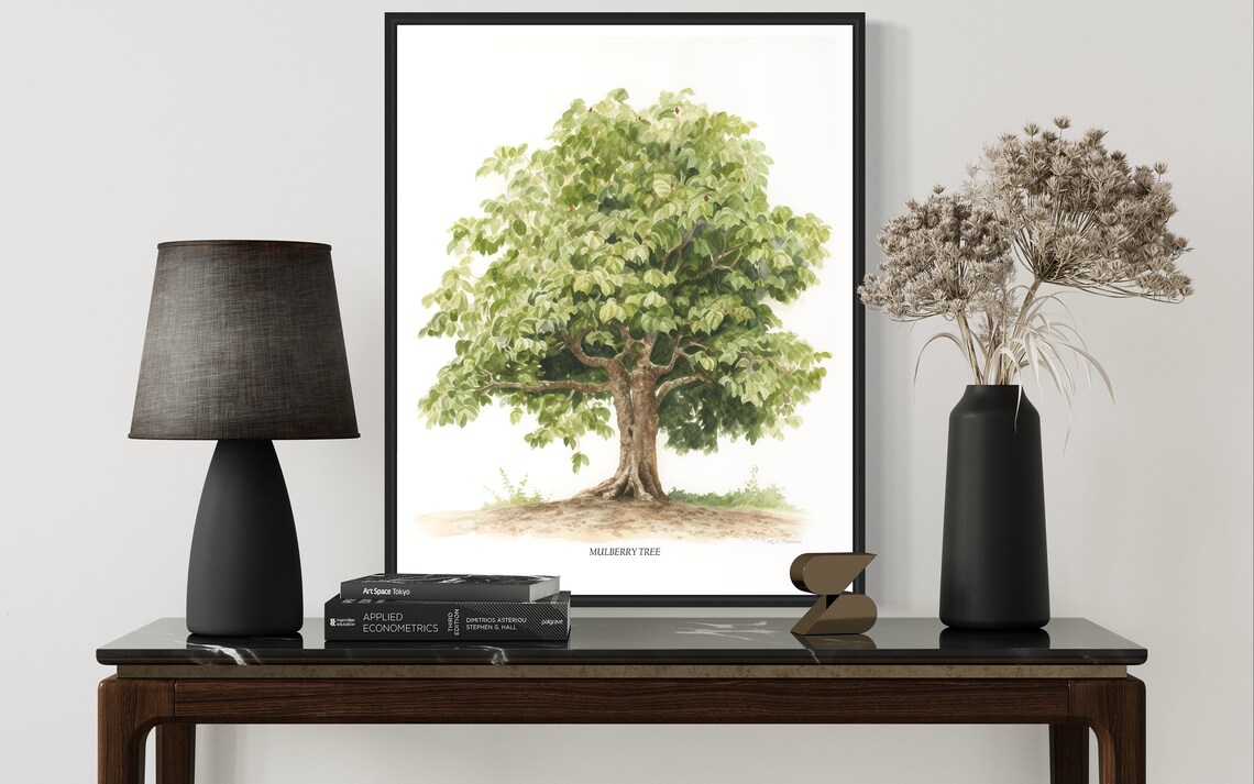 Mulberry Tree Art Print, Nature Wall Poster - Image 2