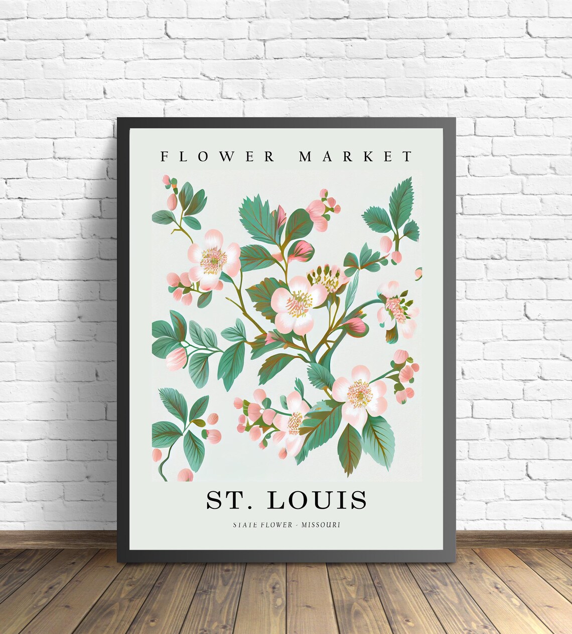 St Louis Missouri Wild Flower Market Art Print