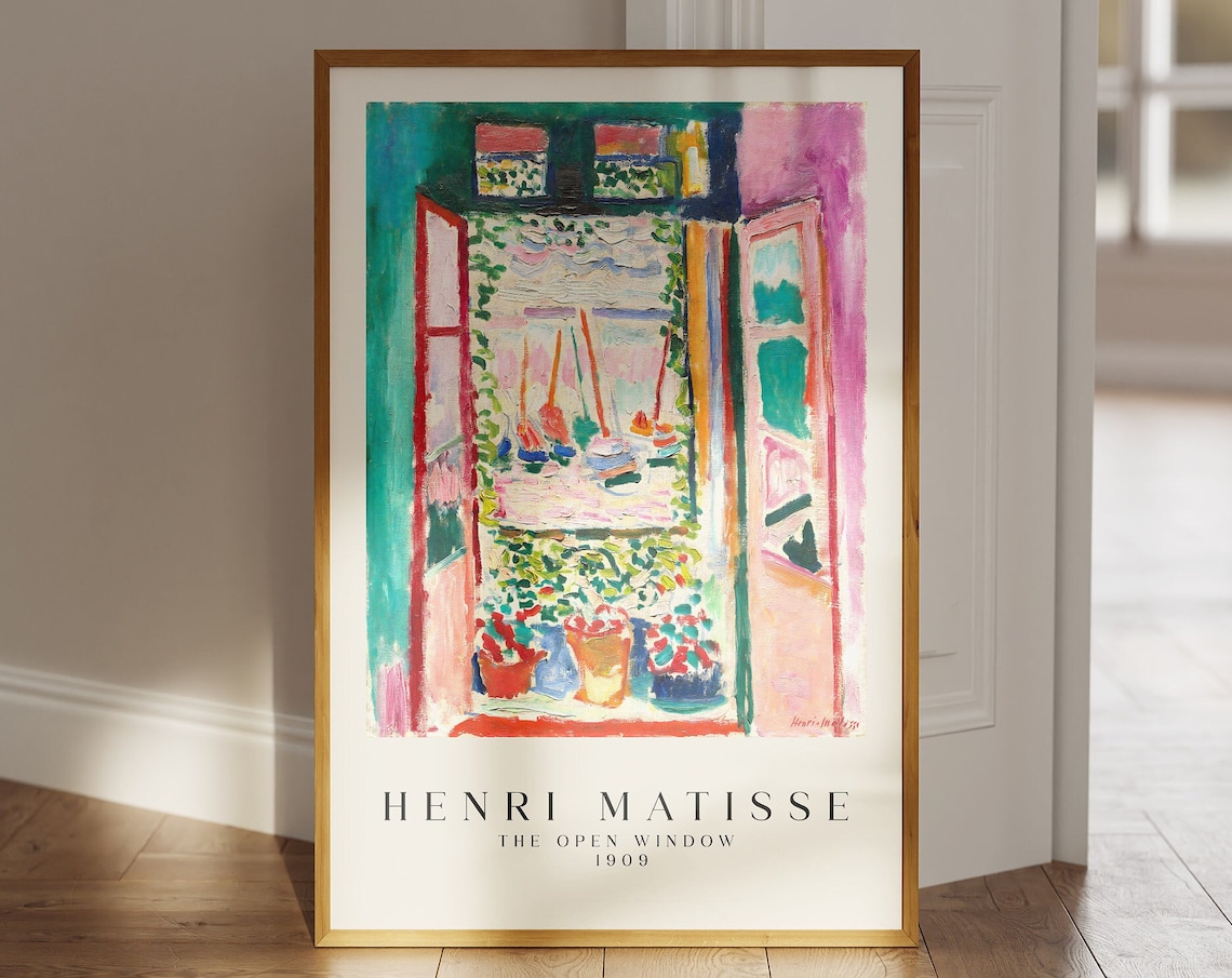 Henri Matisse, The Open Window Art Print