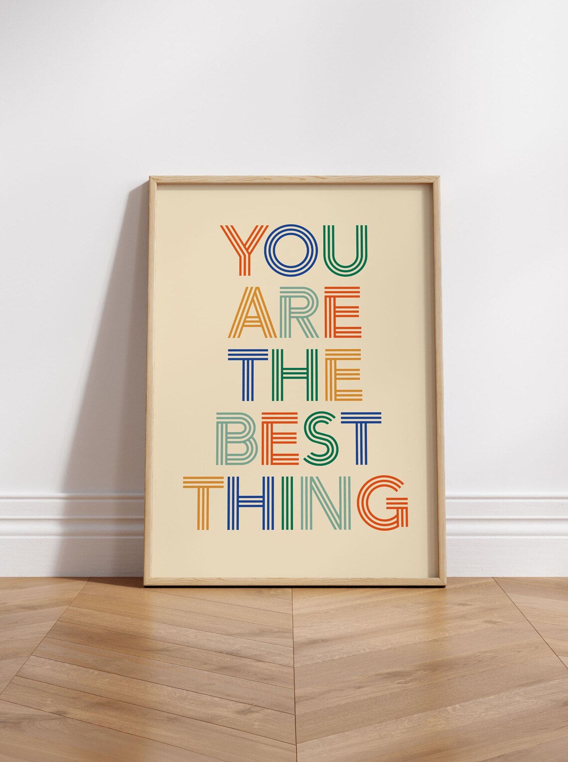 You Are The Best Thing Romantic Typography Art Print