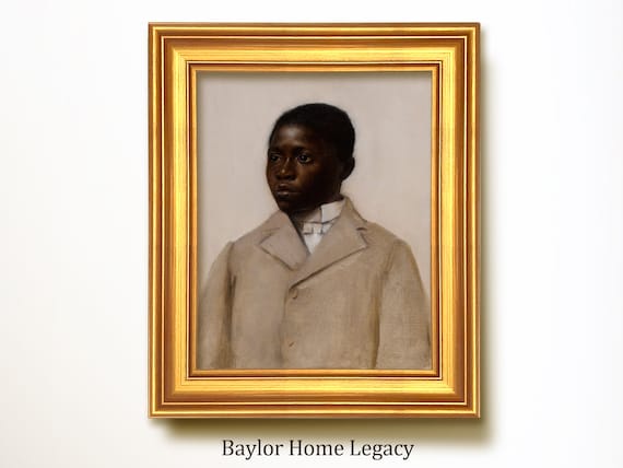 Black Boy Portrait, Classic Oil Painting Print