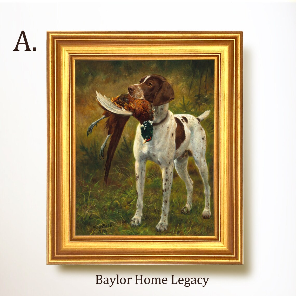 English Springer Spaniel With Pheasant, Vintage Dog Art Print - Image 5
