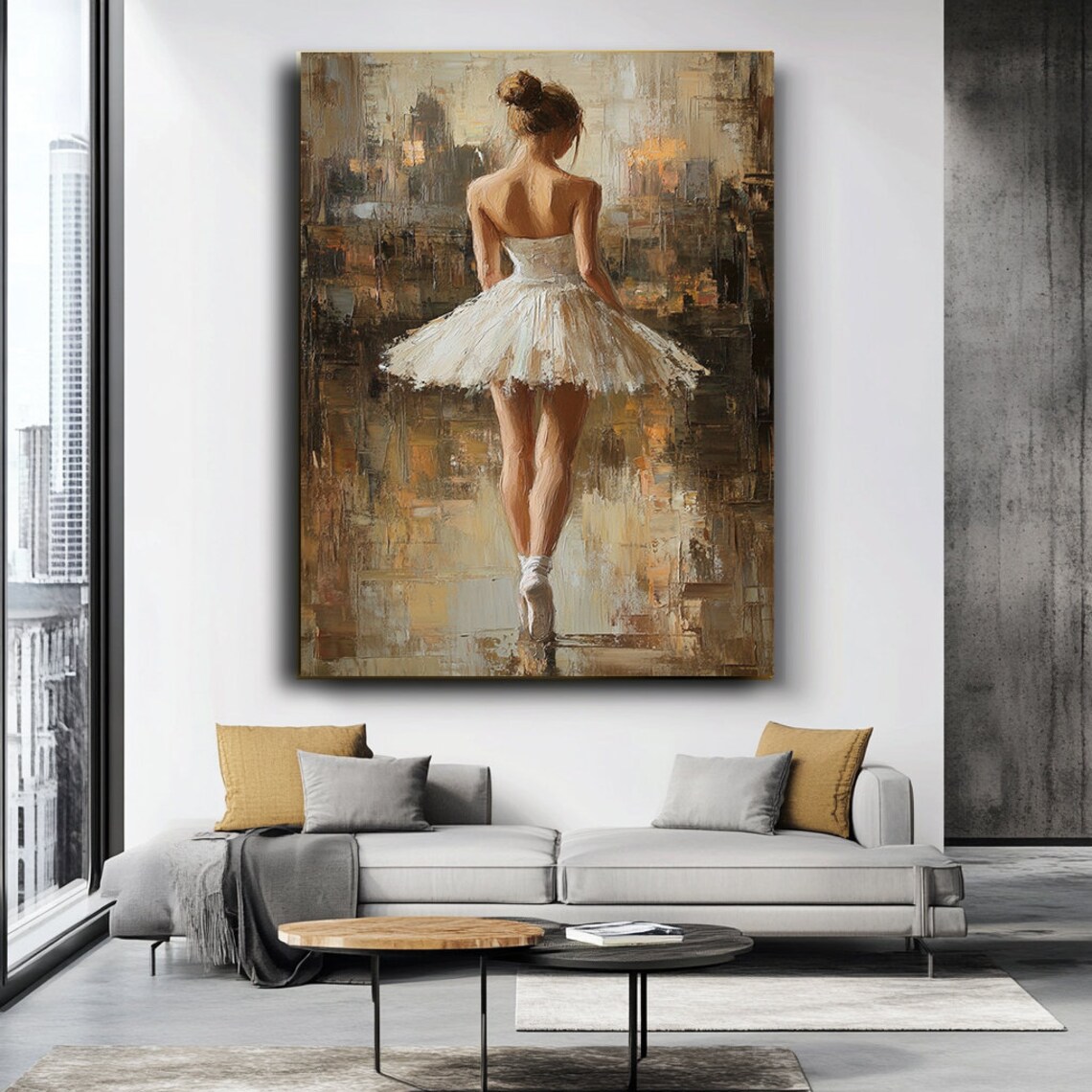 Ballerina Art Print, Modern Ballet Wall Decor - Image 3