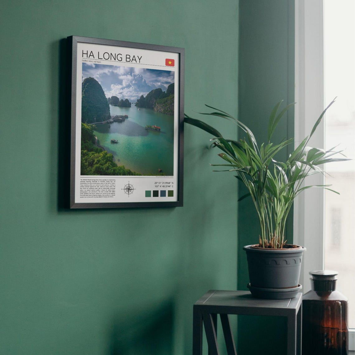 Ha Long Bay Print Ha Long Bay Poster Vietnam Wall Art Vietnam Travel Print Vietnam Poster Print Ha Long Bay Photography Vietnam Art - Image 2