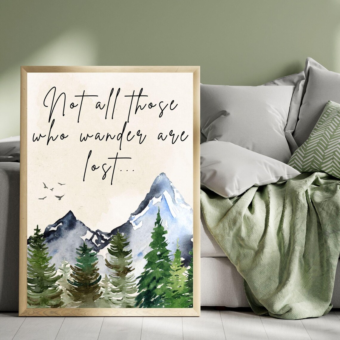 Not All Those Who Wander Are Lost Travel Poster - Image 4