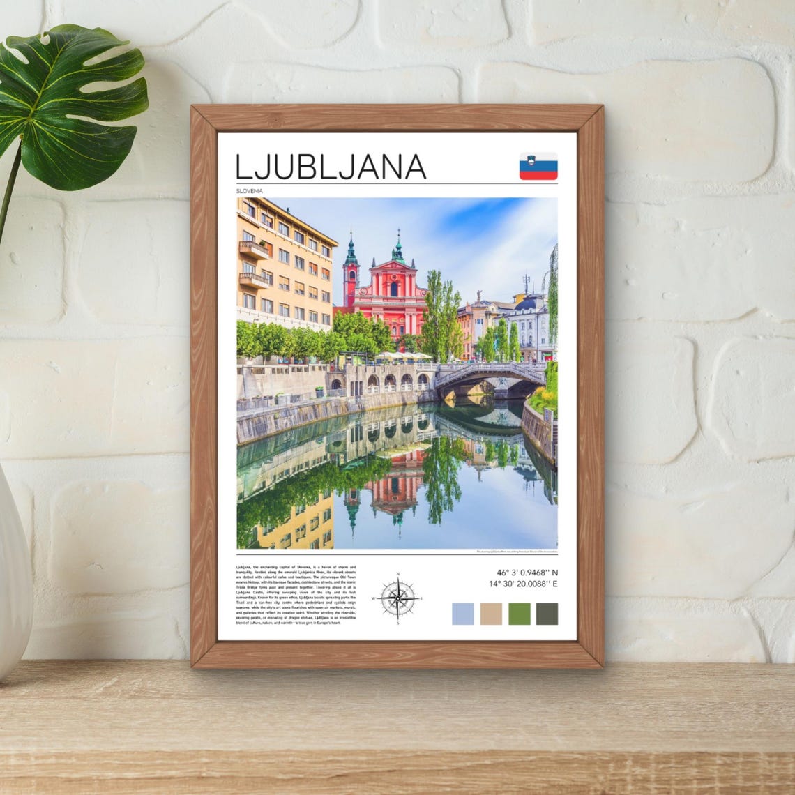 Ljubljana Print Ljubljana Print Ljubljana Wall Art Ljubljana Slovenia Artwork Ljubljana Photograhpy Ljubljana Travel Art