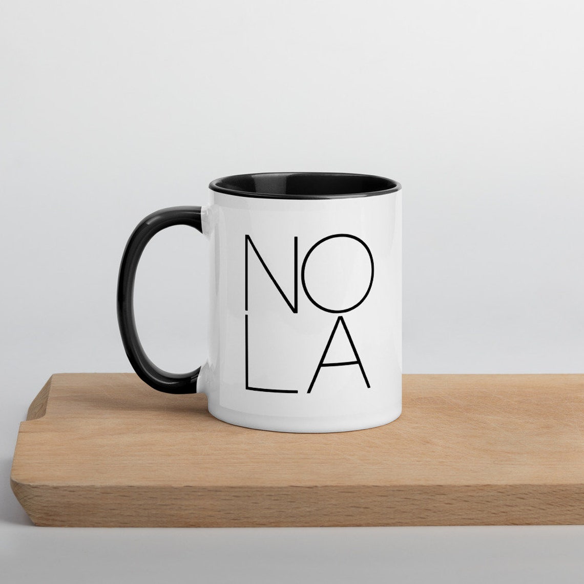 NOLA Wraparound Minimalist Line Typography New Orleans Pride Poster - Image 2