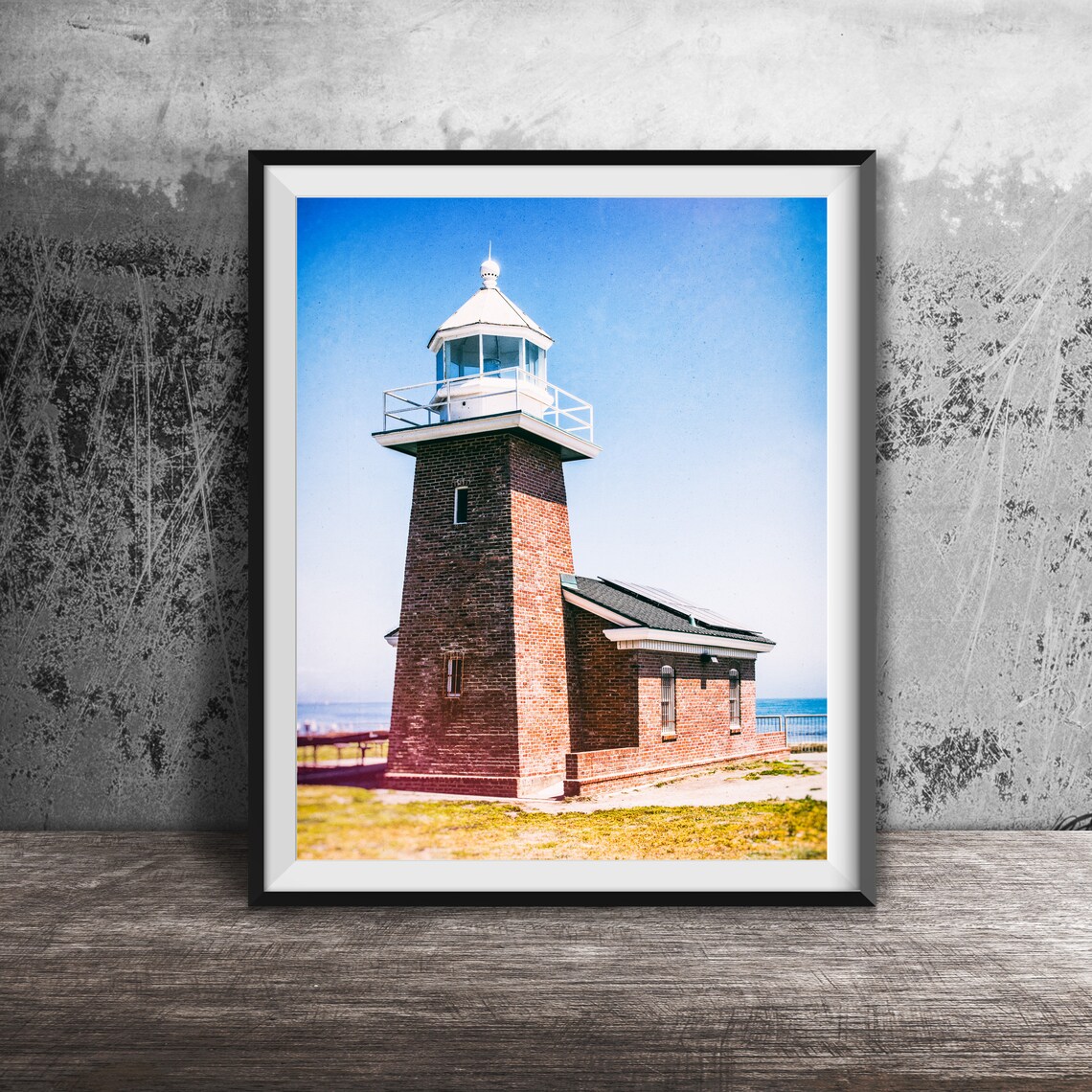 Santa Cruz Historic Brick Lighthouse Surfing Museum Photo Poster