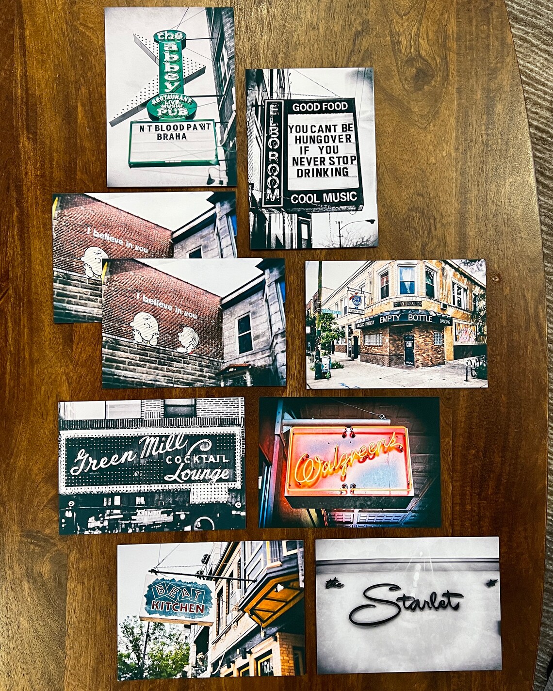 The Abbey Pub Green Neon Sign Chicago Bar Photography Poster - Image 2