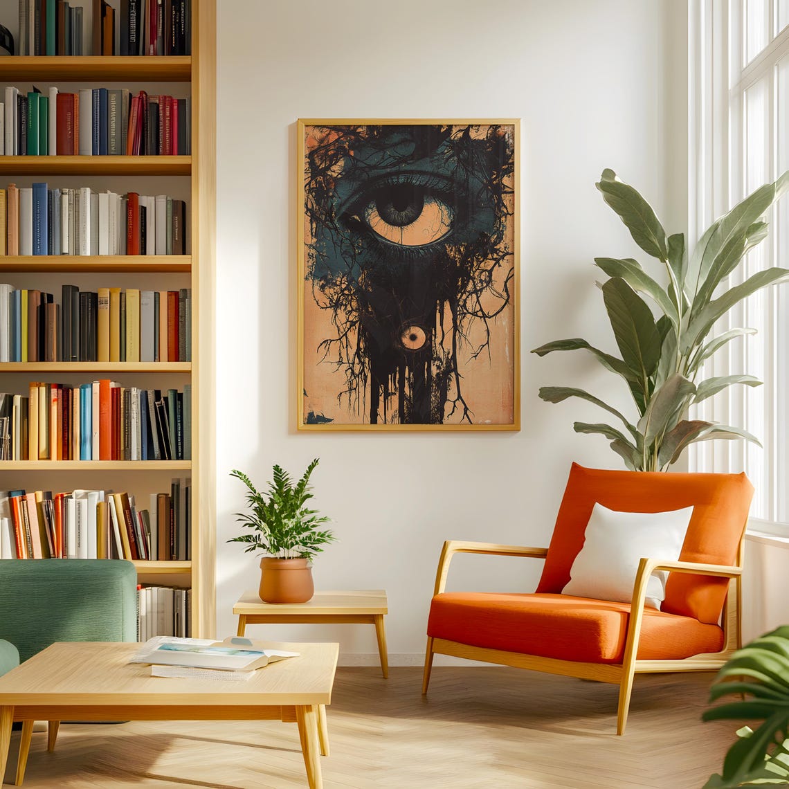 Mystic Single Eye Dark Surreal Occult Esoteric Gothic Poster - Image 4