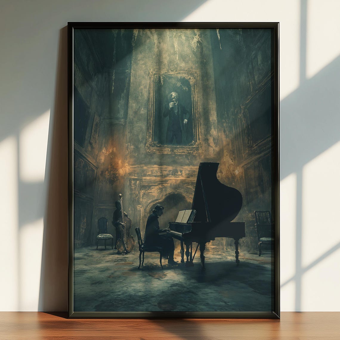 Haunted Recital Art Print, Gothic Piano Concert - Image 4