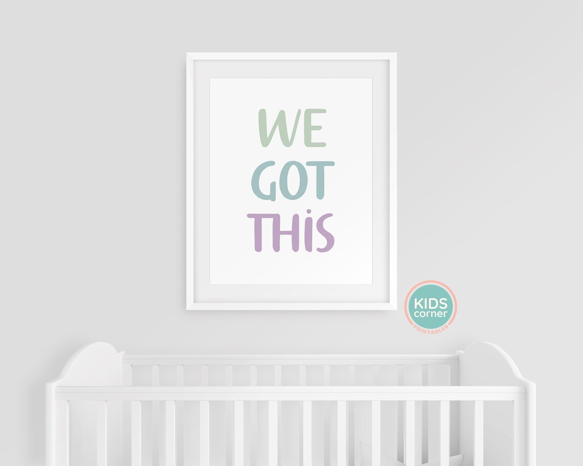 We Got This Nursery Affirmation Art Print - Image 3