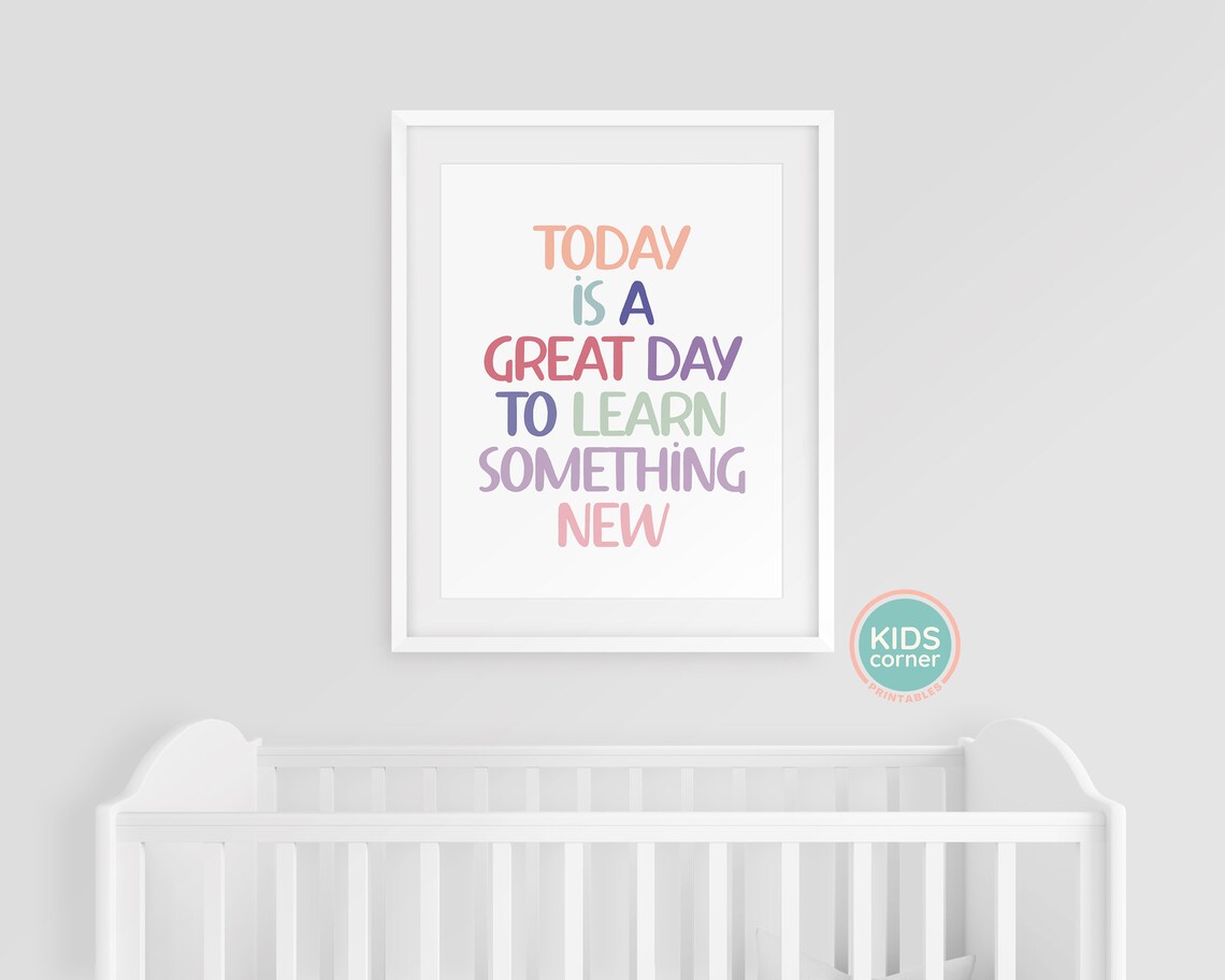 Today Is A Great Day To Learn Something New Classroom Poster - Image 3