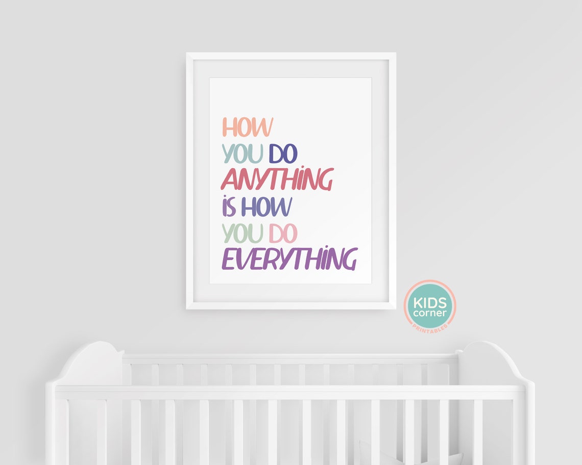 How You Do Anything Is How You Do Everything Motivational Poster - Image 3