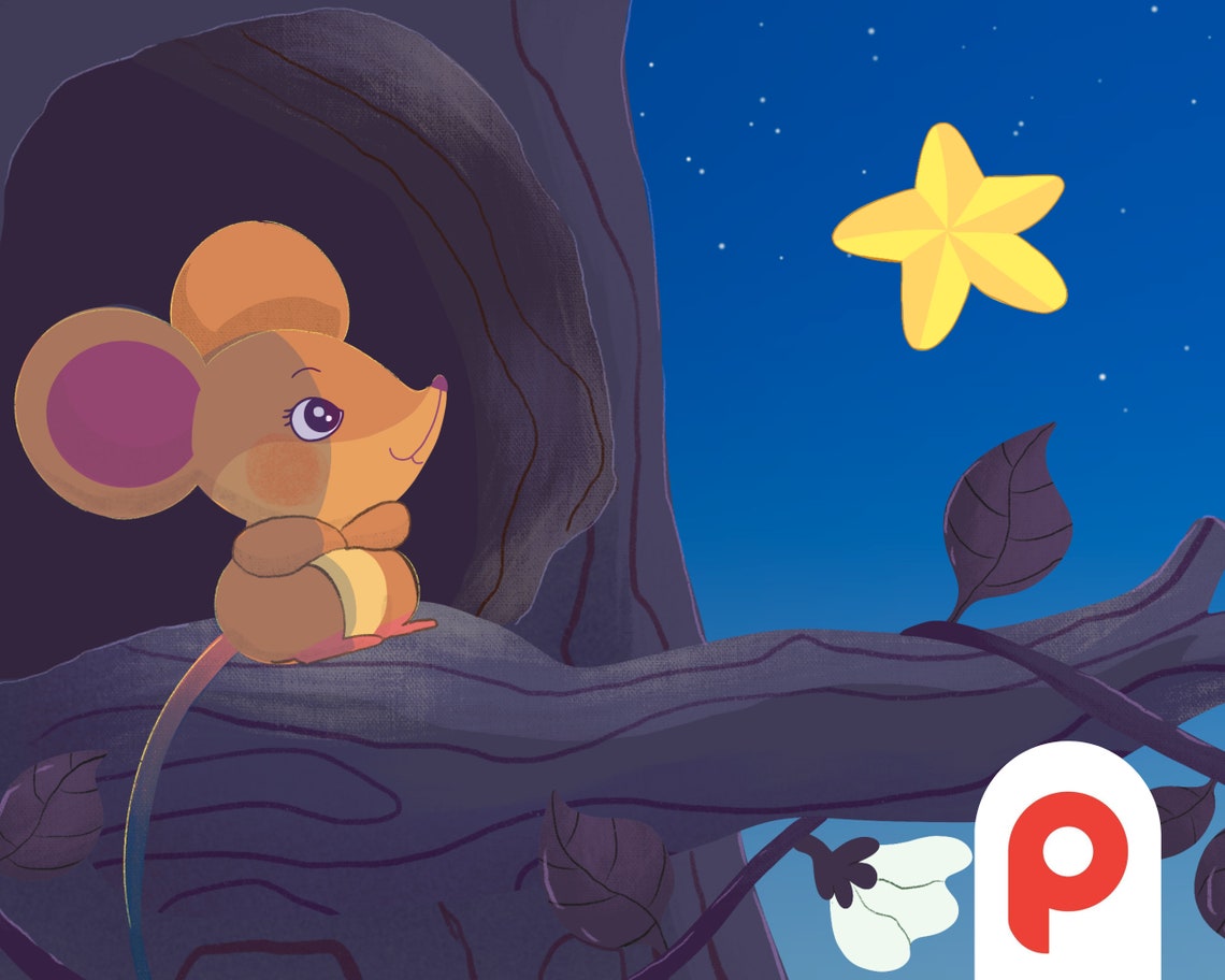 Young Astronaut Boy Fishing from a Rocket Ship with Pug Poster - Image 2