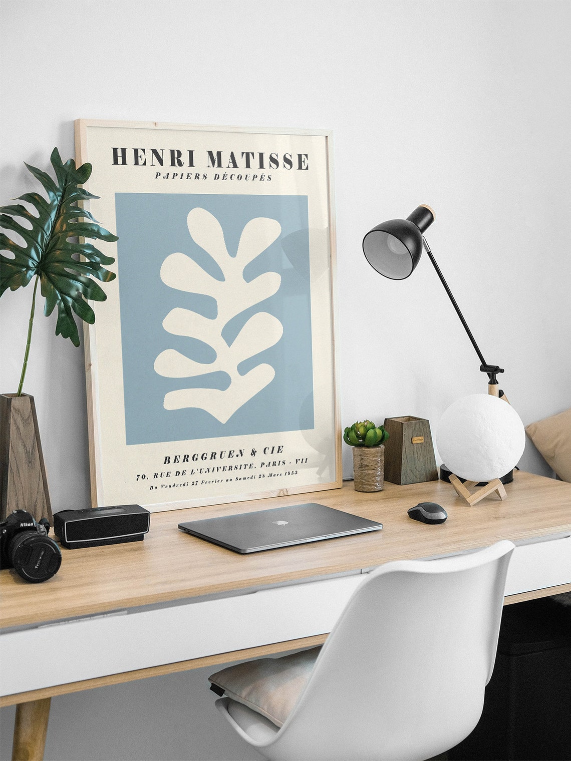 Henri Matisse Papiers Decoupes Leaf Cut Out 1953 Paris Art Poster - Image 2