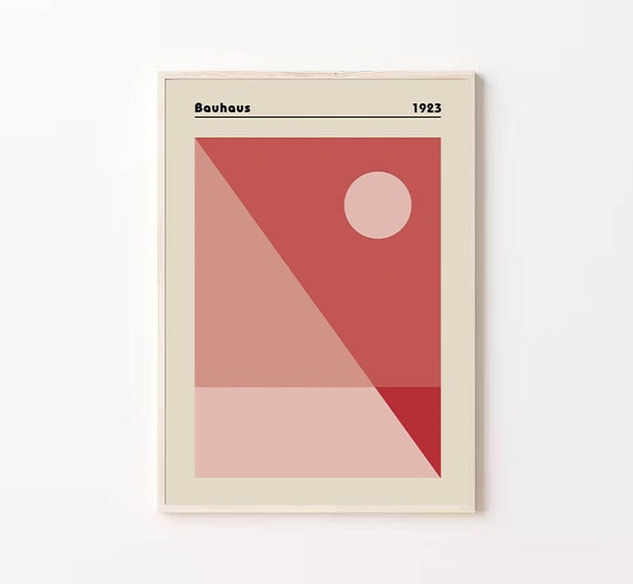 Bauhaus 1923 Poster Bauhaus Exhibition Poster Bauhaus Print Bauhaus Abstract Poster Ausstellung 1923 Retro Poster Retro Art