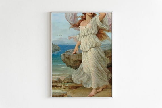 Miranda The Tempest Poster Shakespeare Gift Poster Antique Female Painting Vintage William Shakespeare Print Female Poster