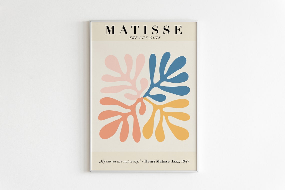 Henri Matisse Jazz 1947 Colorful Cut Outs Exhibition Art Poster - Image 3