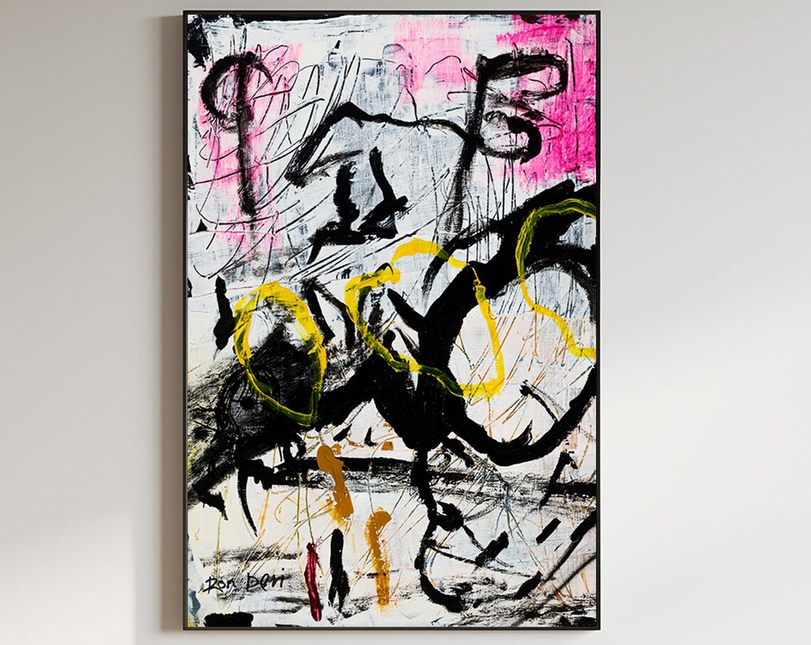 Abstract Painting, Modern Contemporary Art Print - Image 3