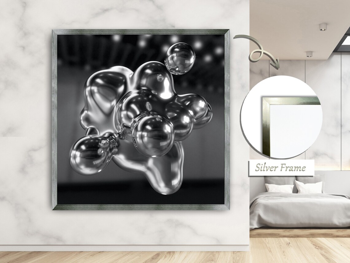 Molecular Dispersal Of Water Droplets Art Print - Image 2