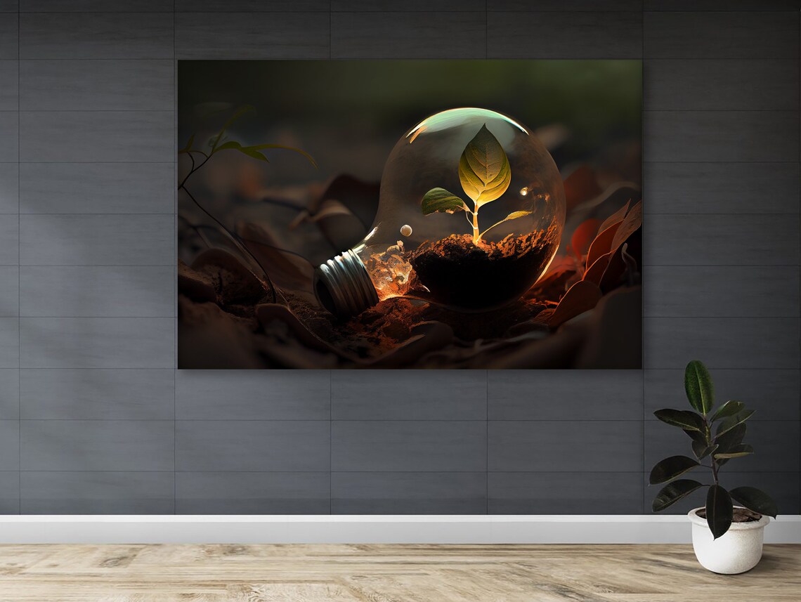 Emergence Of Life, Growth And Renewal Inspirational Decor - Image 2
