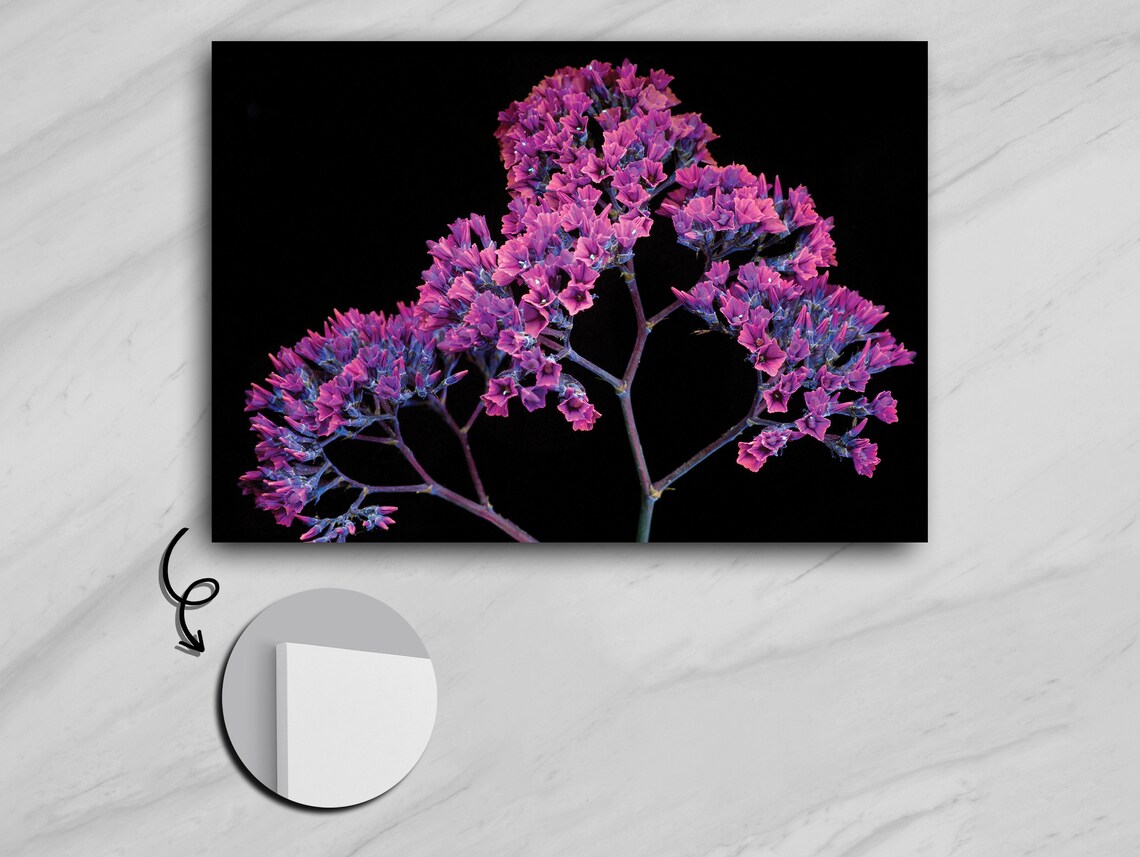 Purple Blossom Tree, Elegant Nature Art Print